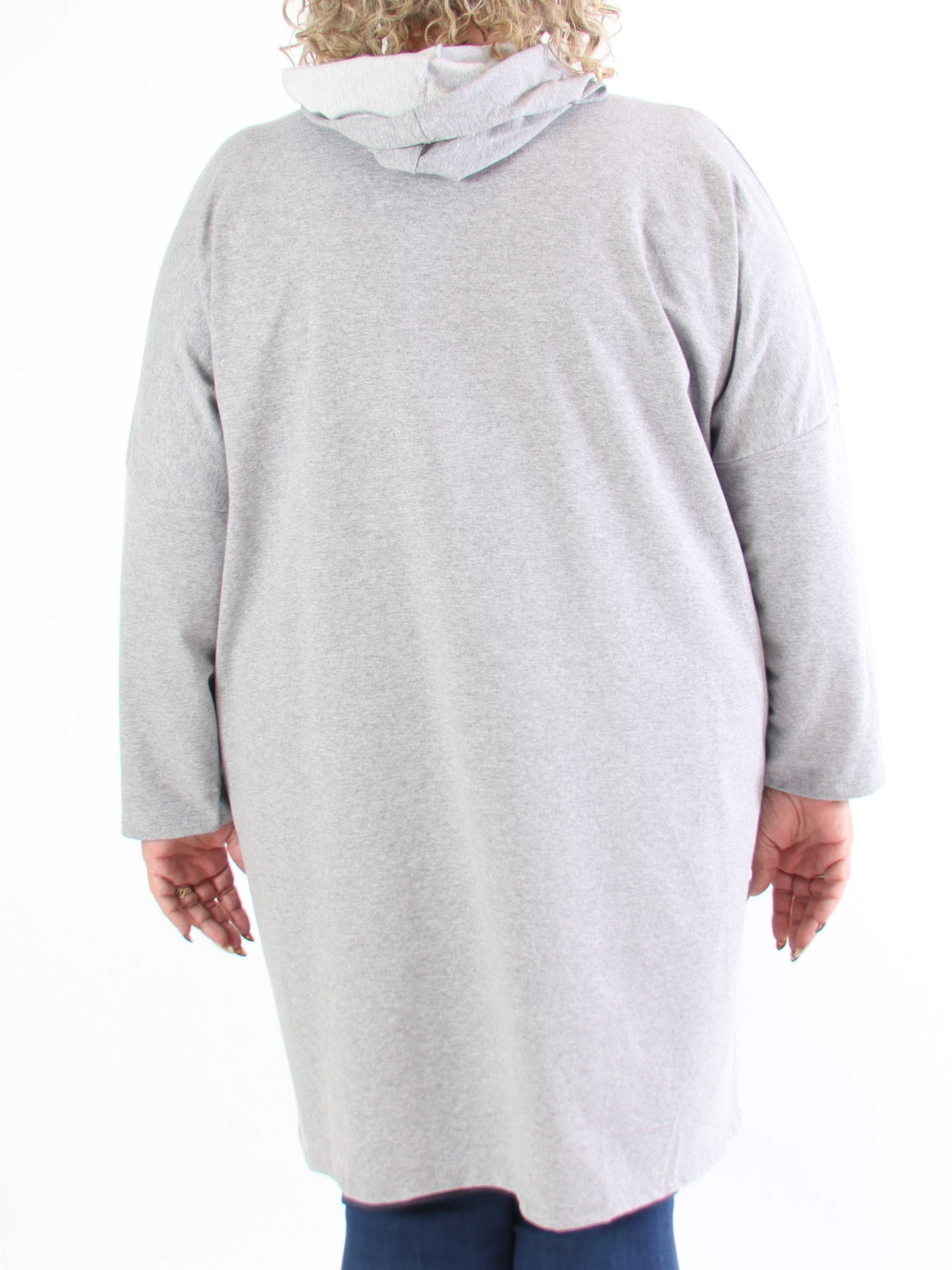 Vogue Hoodie - Plus size hoodie kjole med similisten